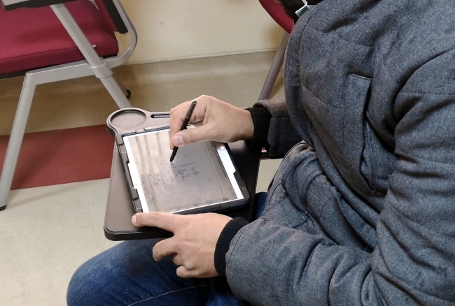 Mehmet öğretmen odasına kavuştu